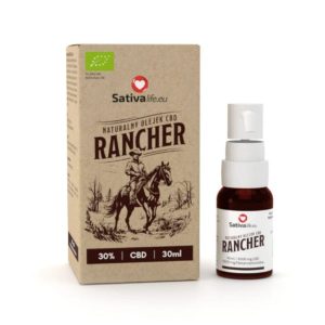 Olejek CBD Rancher dla koni – suplement diety Sativa Life