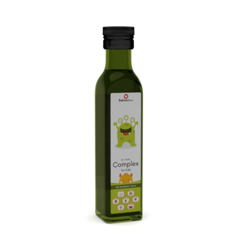 Sativa Life D3+K2MK7 Complex for Kids – olej dla dzieci